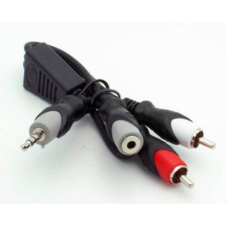 3.5mm Stereo Male - 2 Male RCA + 3.5mm Female Adapter Cable