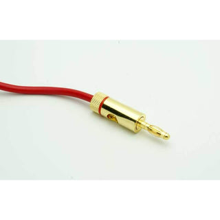 Gold Banana Plug for 10 - 16 AWG - Red