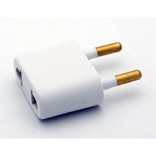 US Plug to 2 Pin Foreign Outlet Adapter (Ungrounded)