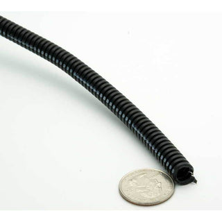 3/8" Split Loom Tubing - Black