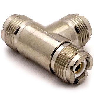 UHF Female Tee Adapter - F/F/F