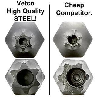 7 Piece Security Torx Bit Set (T7 - T25)