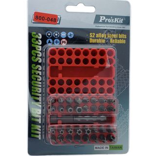33-Piece Tamper-Resistant Bit Set - 800-048