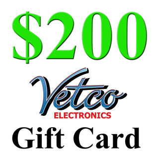 Vetco Electronics Gift Card - Choose Your Value