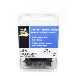 Drywall Screw - #6 X 2" Coarse Thread - 50 Pack