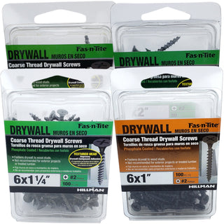 Drywall Screws - Phosphate Coated - Coarse Thread - Select Your Size