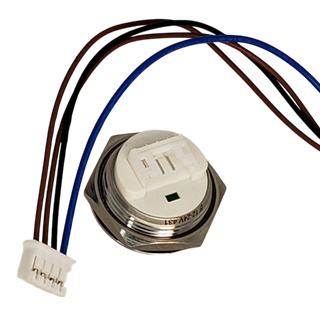 Ultra Thin 19mm Red Momentary Push Button with LED