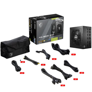 MSI MAG 850 Watt Desktop PC Power Supply - ATX 3.1 MAGA850GLPCIE5 MAG A850GLS PCIE5 850W 80Plus Gold Fully-Modular