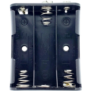 3 AA Battery Holder - Snap Connector Style
