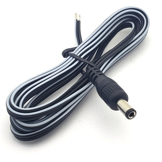 Philmore 2.5mm x 5.5 DC Power Plug w/6' Cable - Straight - 18 AWG