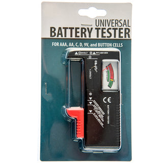 Universal Battery Tester For AAA, AA, C, D, 9V And Button Cells