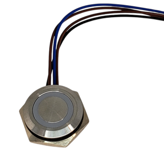 Ultra Thin 16mm Red Momentary Push Button with LED