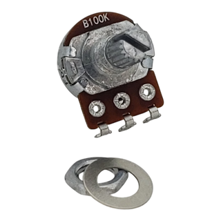 100K Linear 1/8W Potentiometer with Split Splined Shaft