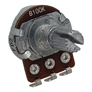 100K Linear 1/8W Potentiometer with Split Splined Shaft