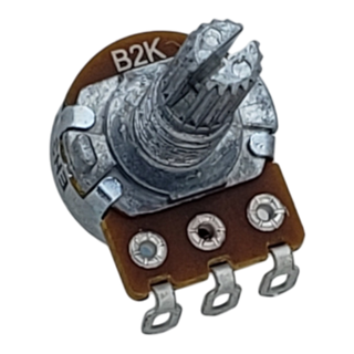 2K Linear 1/8W Potentiometer with Split Splined Shaft