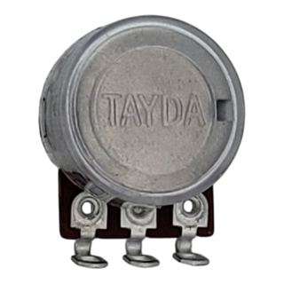 500K Linear 1/8W Potentiometer with Split Splined Shaft & Dust Seal