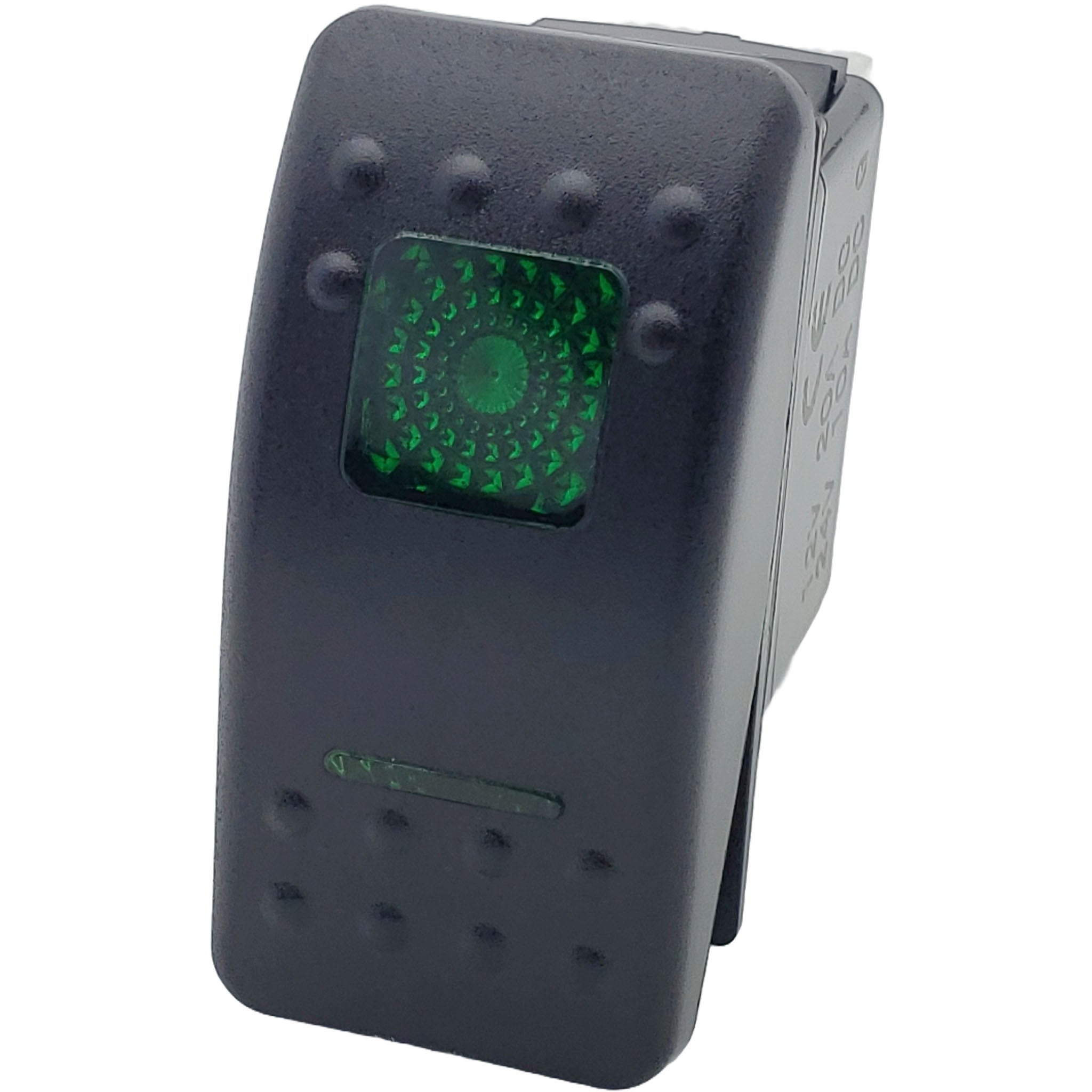 Aus-parts-seller – 4 Interruttori Rocker 12V 20A IP66 Con LED Verde, On/off, SPST