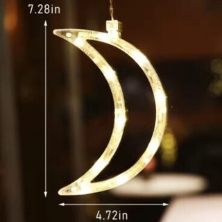 20 LED Moon Decoration Christmas Light - 3AAA Battery