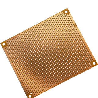Single Sided Copper Stripboard Protoboard - 4.33" x 3.66"