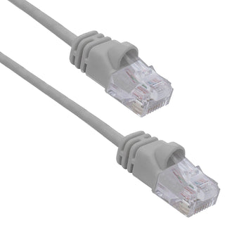 Gray - Cat 6A - 1ft Thin Ethernet Cable