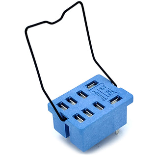 8-Pin PCB Relay Socket With Retaining Clip - Finder 96.12