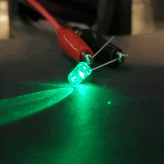 Green Flashing LED - 3 Pack - 1.5Hz Flash - 3.1V