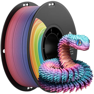 Rainbow Color Changing 3D Printer PLA+ Filament