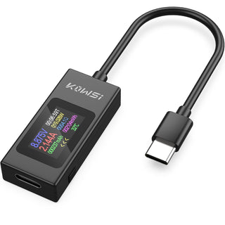 USB Type-C Power Tester with Color Display – Voltage, Current & PD Fast-Charge Monitor