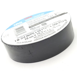 3M Vinyl Electrical Tape - Black, 3/4", 60ft.