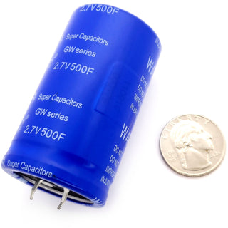 500F (500 Farad) 2.7V Super Capacitor