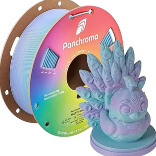 Gradient Matte Winter PLA 3D Printer Filament - Blue Multicolor - 1.75mm - 1kg Spool