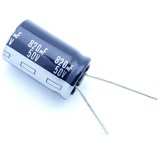 820uF 50 Volt Electrolytic Capacitor
