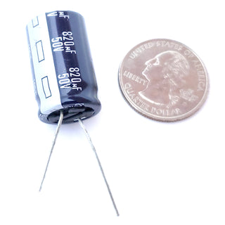 820uF 50 Volt Electrolytic Capacitor