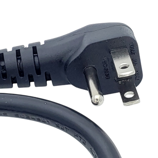 Right Angle (90 degree) 5-15P Plug To IEC C13 Angle - 2Ft 16AWG
