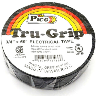 Pico Vinyl Electrical Tape, 60' Length x 3/4" Width