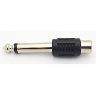 RCA Female - 1/4" Male Adapter- Nickel