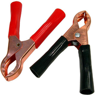 PICO 0841PT Copper Plated Steel Test Clips Red and Black Pair