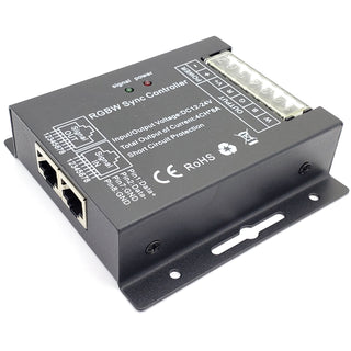 Professional RGBW LED Strip Controller - Linkable - With RF Remote - 12V Or 24V