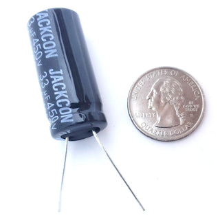 33uF 450 Volt Electrolytic Capacitor