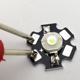 3 Watt Green LED With Heat Sink