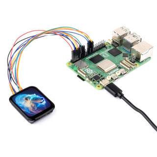 1.69inch Round LCD Display Module with Touch Panel - 240x280 - SPI And I2C