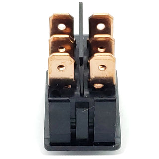 Rocker Switch DPDT - (ON) - OFF - (ON) 13A 125V Momentary