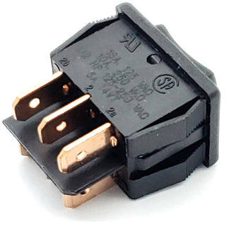 Rocker Switch DPDT - (ON) - OFF - (ON) 13A 125V Momentary