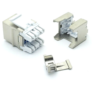CAT6A Shielded RJ-45 Punchdown Keystone Jack
