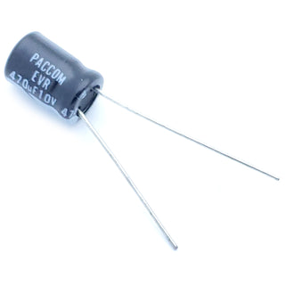 470uF 10 Volt Electrolytic Capacitor