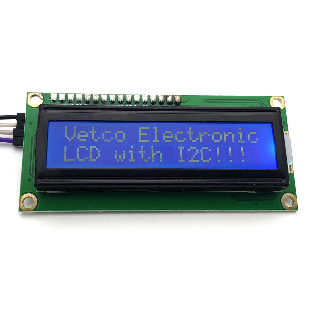 16 x 2 Character Backlit LCD - For Arduino, Raspberry Pi - With SPI In