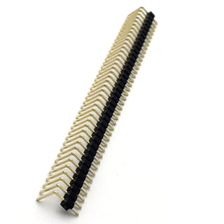 40 Pin Breakable 90 Degree Angle Male Single Row Header Connector 0.1" Spacing