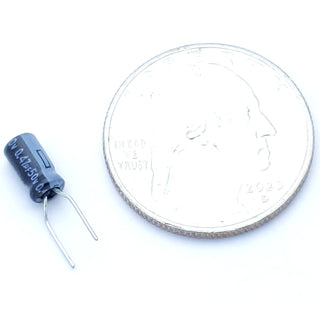 0.47uF 50 Volt Electrolytic Capacitor