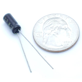1uF 50 Volt Electrolytic Capacitor