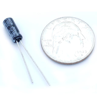 1uF 100 Volt Electrolytic Capacitor